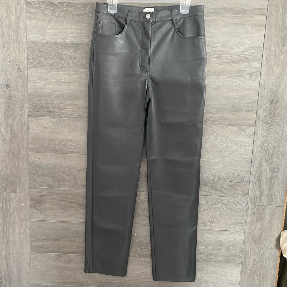 Aritzia Melina Straight Leg High Waist Pant